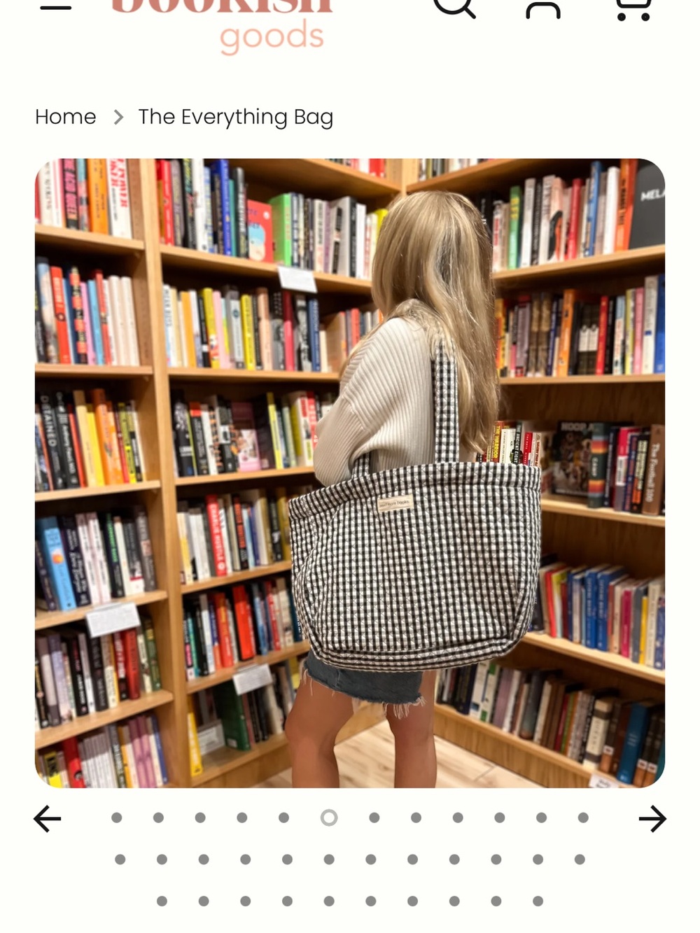 The Everything Bag in Black & White